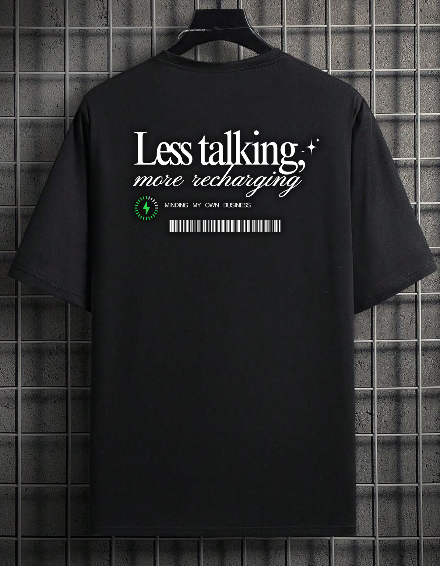Actions Over Words – Minimal Oversized Unisex Tee