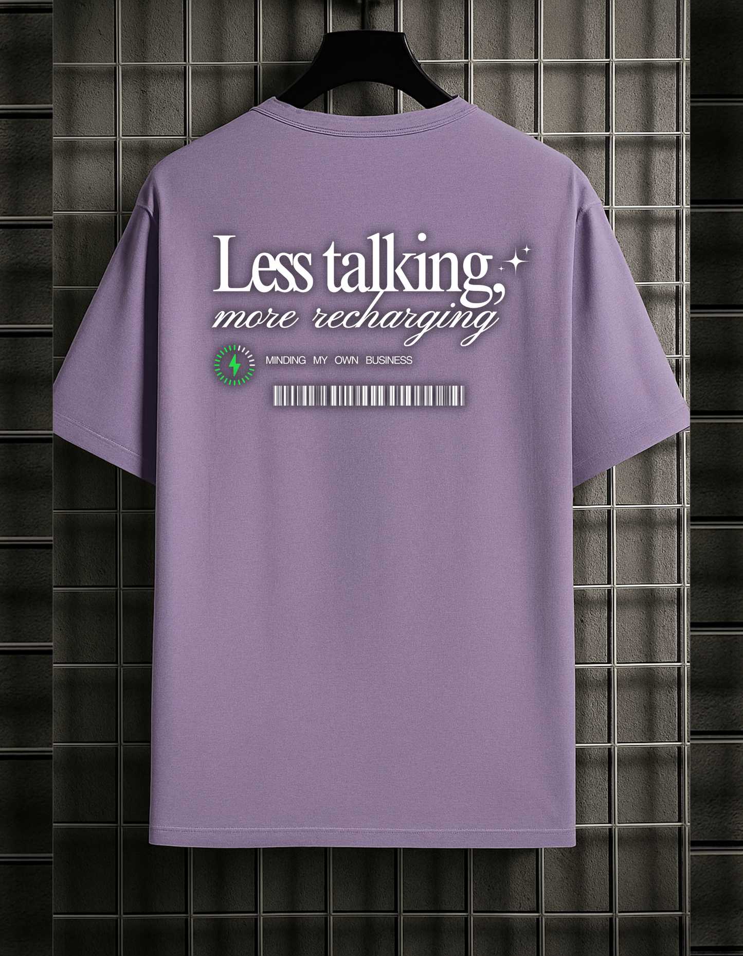 Actions Over Words – Minimal Oversized Unisex Tee